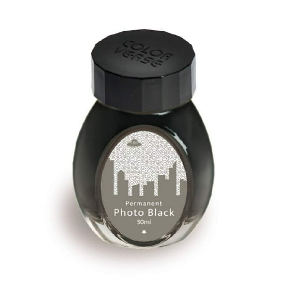 Colorverse Encre - Série Office - Photo Permanente Noire (30ml) Encre pour Stylo Plume