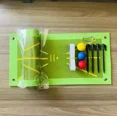 thumbnail image 1 of Golf Auxiliary Training Mat for Swing Correction Training Mat Hitting Direction Path Mat Practice Mat Tools Beginner Accessories Yellow, 1 of 6