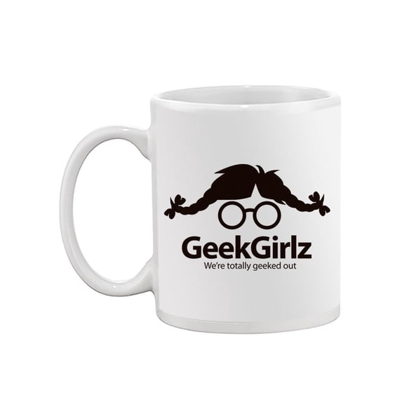 Geek Girl Design Mug -Image by Shutterstock,
