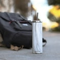 thumbnail image 2 of Cupture Stainless Steel Skinny Insulated Tumbler Cup with Lid and Reusable Straw - 16 oz (White Marble), 2 of 12