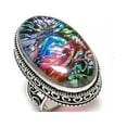 thumbnail image 2 of Natural Dicorich Glass Gemstone Handmade 925 Sterling Silver Ring Size 10, 2 of 2
