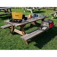 thumbnail image 3 of Martin MCS200 Poêle-Gril de Camping Portable au Propane pour l'Extérieur à 2 Brûleurs, Jaune, 3 of 6