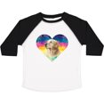 thumbnail image 3 of Inktastic Golden Retriever Dog Retro Girls Toddler T-Shirt, 3 of 5