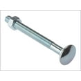 thumbnail image 1 of Forgefix - Carriage Bolt & Nut ZP M8 x 130mm Bag 10, 1 of 1