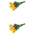 thumbnail image 4 of Tulipanes simulados Inteprter 10 bolsas decoración natural para interiores 2Conjunto, 4 of 6