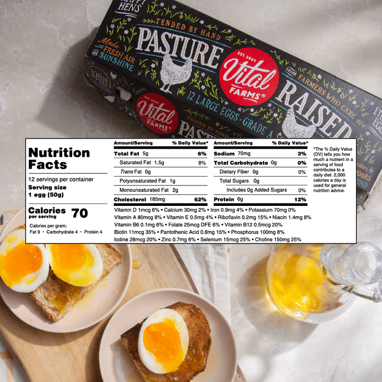 Vital Farms Pasture-Raised Restorative Eggs – Large Organic Eggs From Ethical Farms