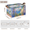thumbnail image 7 of Yayeee Foldable Storage Basket for Shelves with Handles Waterproof Cloth Bins, Blue Window, 7 of 7