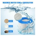thumbnail image 5 of HeSLehs Type VI Hot Tub Filter Replacement, 6 Pack Spa Filter Cartridge Compatible Most Hot Tub, Massage Pool, Inflatable Pool, Swimming Pool (6, 4” x 4" x 3"), 5 of 9