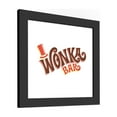 thumbnail image 2 of Gallery Pops Willy Wonka and the Chocolate Factory - Wonka Bar Logo Wall Art, Black Framed Version, 12" x 12", 2 of 6