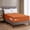 Rust, variant on Ameha Fitted Sheet-1800 Premium Collection Microfiber Ultra-Soft Deep Pocket King Rust