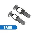 thumbnail image 5 of 2x Carbon Fiber Auto Car Bumper Quick Release Hook Lock Fastener Security Clips, 5 of 11