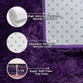 thumbnail image 6 of SARAG Super Soft Shag Area Rug for Living Room, 4x6ft Dark Purple Carpet for Girls Bedroom, Fuzzy Floor Carpet for Indoor Dorms Office Nursery Women Home Decor, 6 of 6