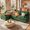 3-Seat-Green, variant on Asofer 75" Loveseat Corduroy Cloud Sofa, Deep Seat 2 Seater with Washable Cushion & 2 Pillows for Living Room Apartment, Gray
