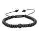 thumbnail image 1 of Pulsera de yoga con turmalina negra auténtica y cuentas grandes, pulsera tejida con gemas naturales, 1 of 6
