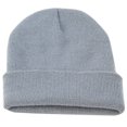 thumbnail image 1 of Chic Girl Winter Fall Solid Color Cuffed Woolen Yarn Knitted Warm Hat Cap Beanie, 1 of 7