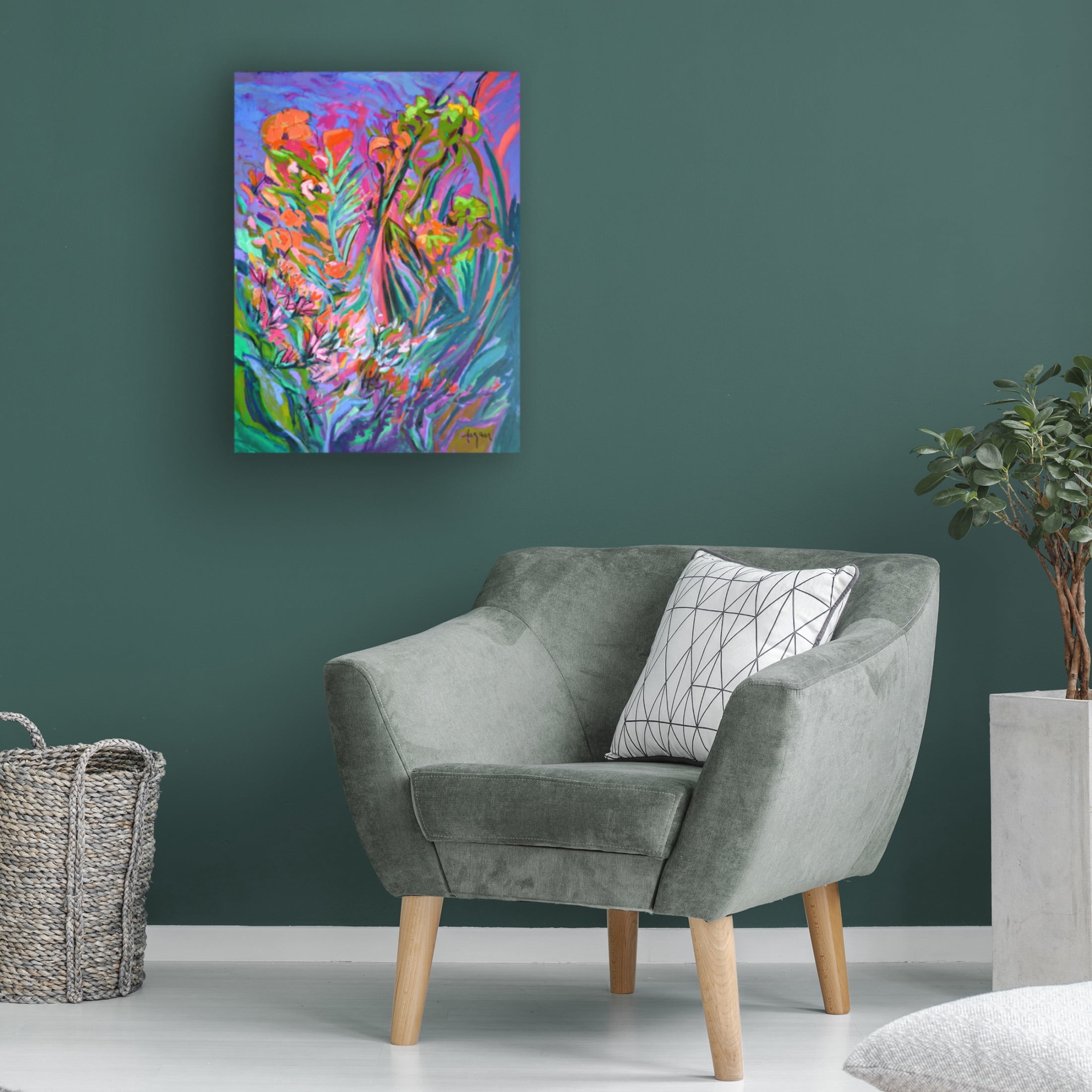 Canvas Wall Art - Dorothy Fagan 'Jewels' Wall Art for Living Room, Bedroom, or Office D?cor by Trademark Fine Art - 18 x 24 Inches