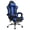 Black/Blue, variant on Alden Design Ergonomic High Back Gaming Chair with Massage Lumbar Pillow and Padded Armrests, Full Black