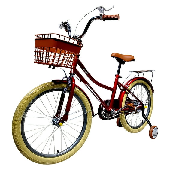 Bicicleta Urbana Infantil R-20 Canastilla Ruedas Auxiliares