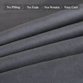 thumbnail image 4 of Unbranded 4 Piece Brushed Microfiber Bed sheet Set Wrinkle, Fade, Stain Resistant Dark Grey Full, 4 of 5