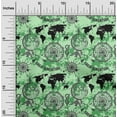 thumbnail image 2 of oneOone Polyester Lycra Sea Green Fabric Travel Sewing Fabric By The Yard Printed Diy Clothing Sewing Supplies 56 Inch Wide, 2 of 6