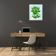 thumbnail image 3 of Sheena Pike Art 15x18 White Modern Wood Framed Museum Art Print Titled - Green Foliage - Lil DragonZ, 3 of 4