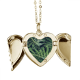 thumbnail image 1 of Planta de hojas verdes Foto noche naturaleza Collar colgante en forma de melocotón con alas Unbranded M, 1 of 3