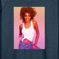 thumbnail image 3 of Whitney Houston - Gradient Photo - Women's Lightweight French Terry Long Sleeve Shirt, 3 of 5