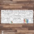 thumbnail image 2 of Unicorn Coloring Tablecloth Birthday Decoration Party Games, 2 of 3