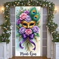 thumbnail image 3 of Purple Crawfish Mardi Gras Banner Colorful Beads Welcome Display Ornate Mask Gold Feathers Crawfish Backdrop for Mardi Gras Party Carnival Celebration New Orleans Event, 3 of 9