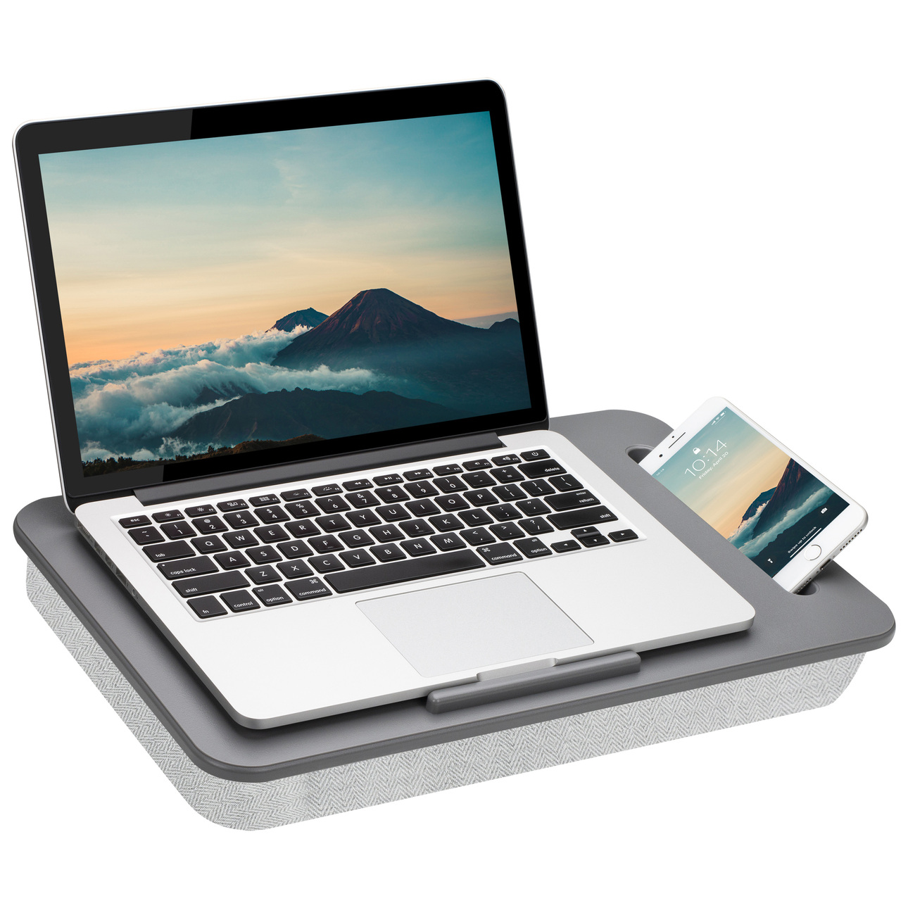 LapGear Sidekick Lap Desk for up to 15.6" Laptops, Gray