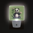 thumbnail image 3 of Cute Panda and Flower Pixel Style LED Night Light with Smart Sensor Plug Into Wall Dusk to Dawn 2 packs, 3 of 7