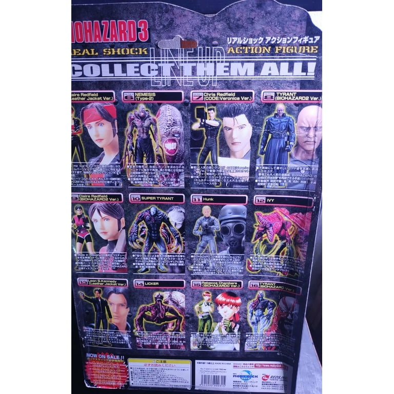 ゲームキャラクター BIOHAZARD 3 REAL SHOCK ACTION FIGURE NECA Resident Evil Archives Chris Redfield Real Shock Action