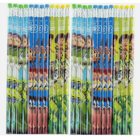 PLUMA IMPORTS Disney Pixar Toy Story Pencils Little Green Men and Sarge, 2 HB Lead, 12 Count