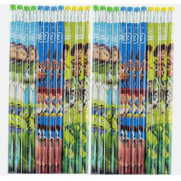 PLUMA IMPORTS Disney Pixar Toy Story Pencils Little Green Men and Sarge, 2 HB Lead, 12 Count