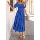 thumbnail image 3 of Vestido PRETTYGARDEN Midi de Verano 2025 Azul Real Talla Grande, 3 of 6