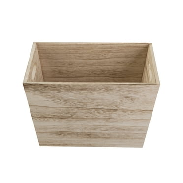 Better Homes & Gardens Medium Natural Wood Storage Bin, 2 Pack