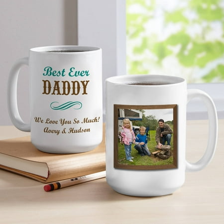 Personalized Best Ever Photo Coffee Mug, 15 oz, Available in 2