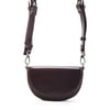 Pre-owned|Zara Womens Faux Leather Adjustable Crossbody Handbag Purple