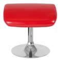 thumbnail image 4 of Pouf de la série Egg en cuir rouge, 4 of 4