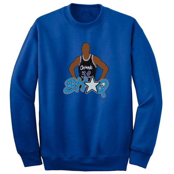 Magic Shaq Logo Shaquille Shaquille O'Neal Shaq Crew Neck Sweatshirt