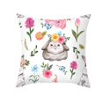 thumbnail image 2 of Almohada De Huevo De Conejo De Pascua, Decoraciones Para El Hogar De Pascua, Funda De Almohada Cuadrada Duradera Para Sofá, Librería, Fiesta Yuarrent HA044715-12, 2 of 6