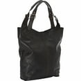 thumbnail image 1 of Sharo Classique Cuir Souple Cuir Souple Noir Hobo Cabas Sac à Main, 1 of 6
