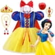 thumbnail image 2 of Vestido de princesa de Halloween para niñas de Disney con diadema, disfraz de cosplay para niños, ropa para niños, disfraz de fiesta de cumpleaños, vestidos de 2 a 12 años, 2 of 5