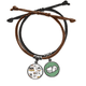 thumbnail image 1 of Otoño Eiffel Paris Francia Graffiti Pulsera Cuerda Mano Cadena Cuero Dinero Pulsera Unbranded M, 1 of 2