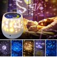 thumbnail image 2 of Night Light Projector Led Children's Bedside Lamp Bedroom Ceiling Starry Sky Moon Rotating Projection Lamp Children's Room Bedroom Lighting with 5 Sets of Film, 2 of 7