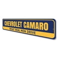 thumbnail image 4 of Chevrolet Camaro Novelty Decor, Metal Wall Sign - 4x18 Inches, 4 of 4