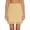 Khaki, variant on Short Half Slip for Women, Lace Hem Underskirt with Elastic Waistband, Lightweight Smooth Anti‑Chafing Undergarment for Wearing Under Dresses