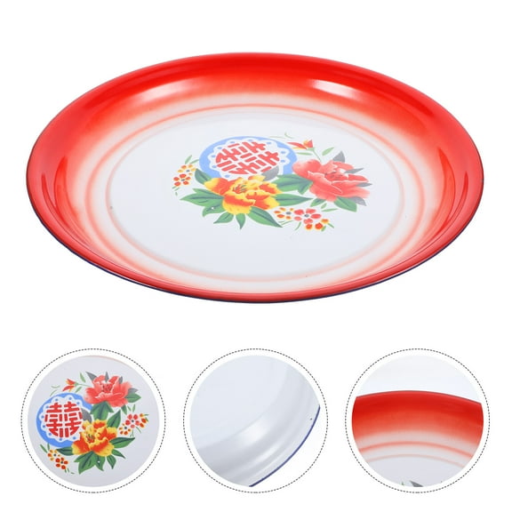 LOLIPPYY Decorative Chinese Style Food Plate with Fine Workmanship for Serving Dessert Or Snacks