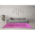 thumbnail image 3 of Ahgly Company Indoor Rectangle Oriental Purple Traditional Area Rugs, 6' x 9', 3 of 4
