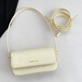 thumbnail image 3 of Bolso de hombro elegante para mujer, bolso de noche de Color sólido de cuero PU de gran capacidad, 3 of 8